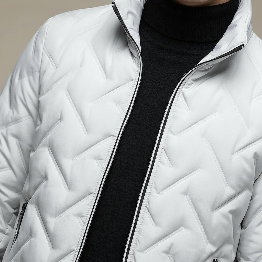 Vario Men’s Jacket with Velvet Finish – Soft Touch Outerwear