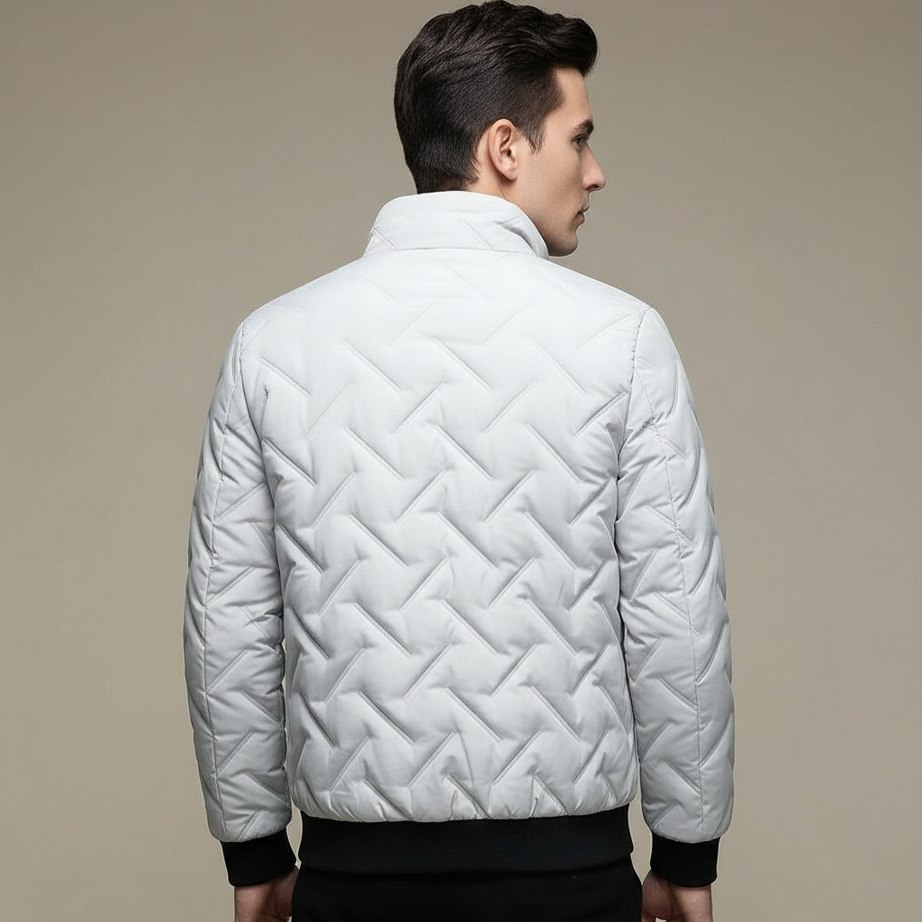Vario Men’s Jacket with Velvet Finish – Soft Touch Outerwear